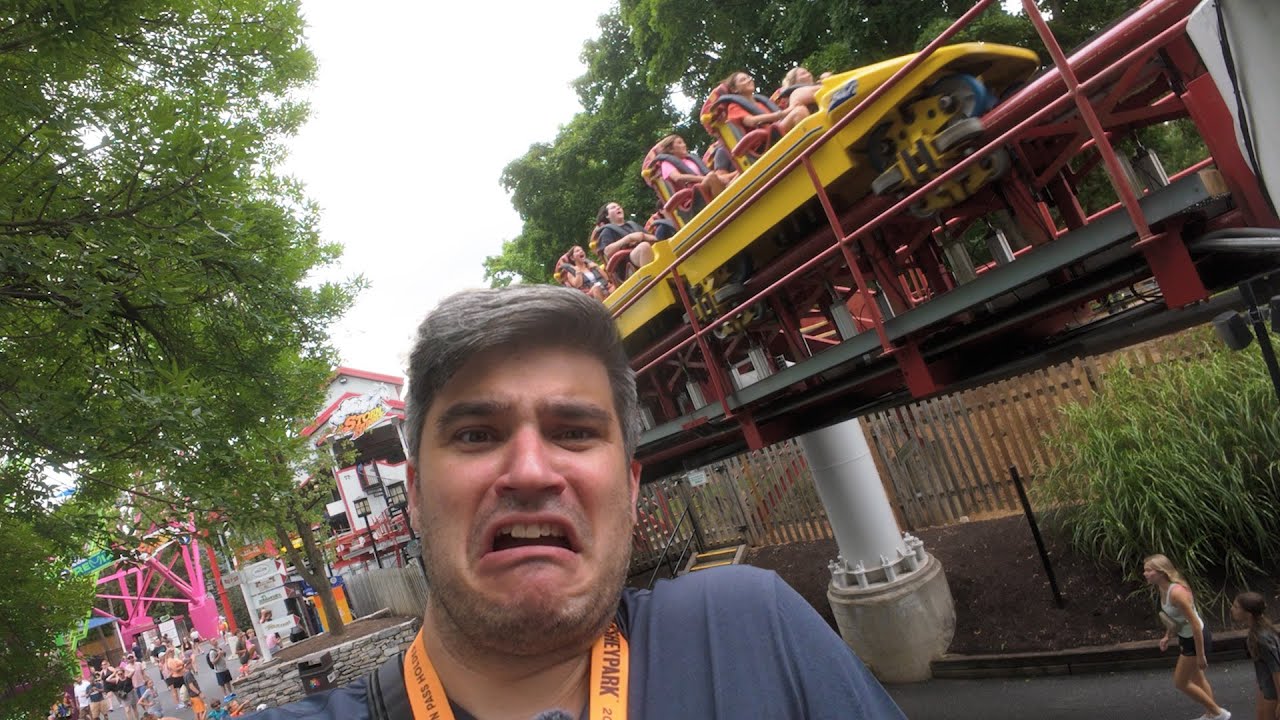 the FASTEST ride at Hersheypark. Over 120mph! STORM RUNNER with a Horse!