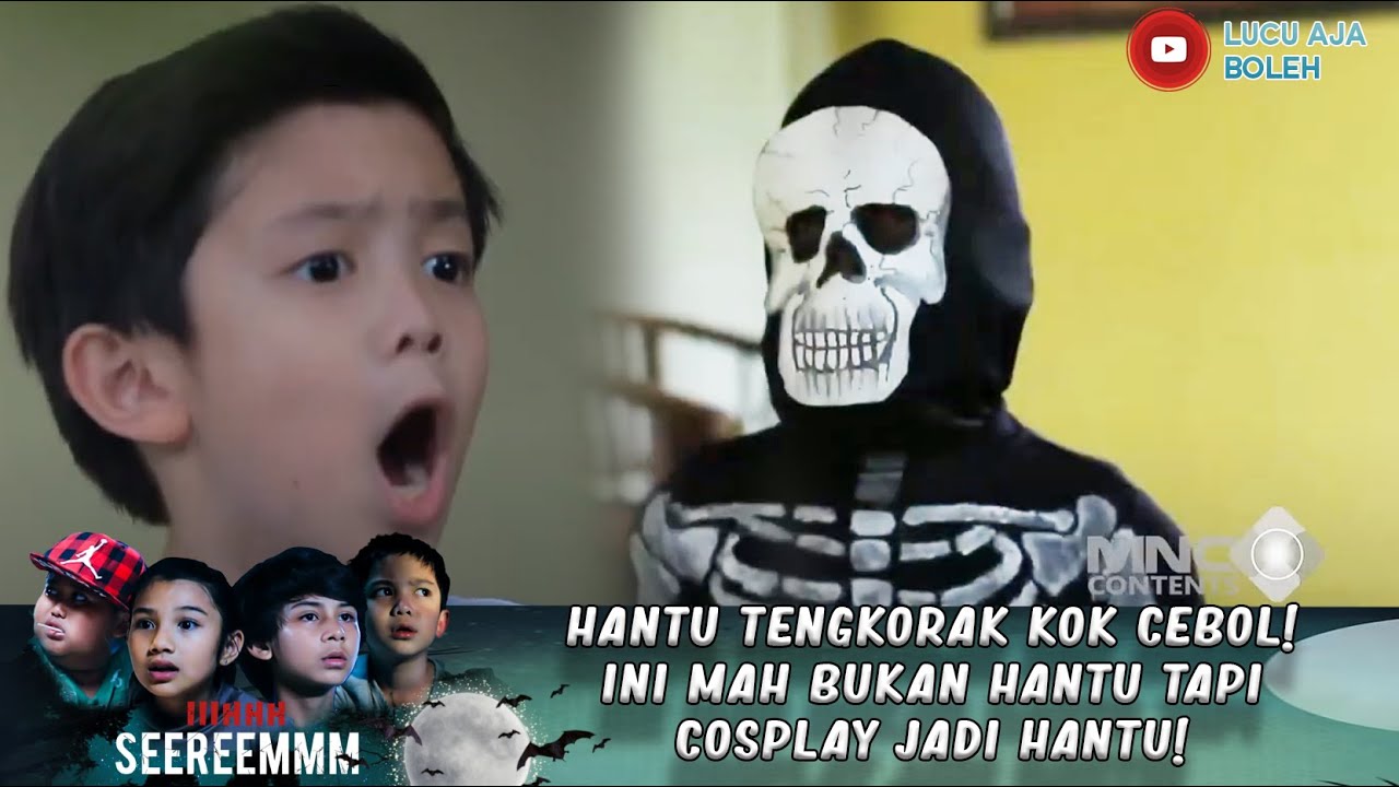 HANTU TENGKORAK KOK CEBOL!INI MAH BUKAN HANTU TAPICOSPLAY JADI HANTU! - IH SEREM