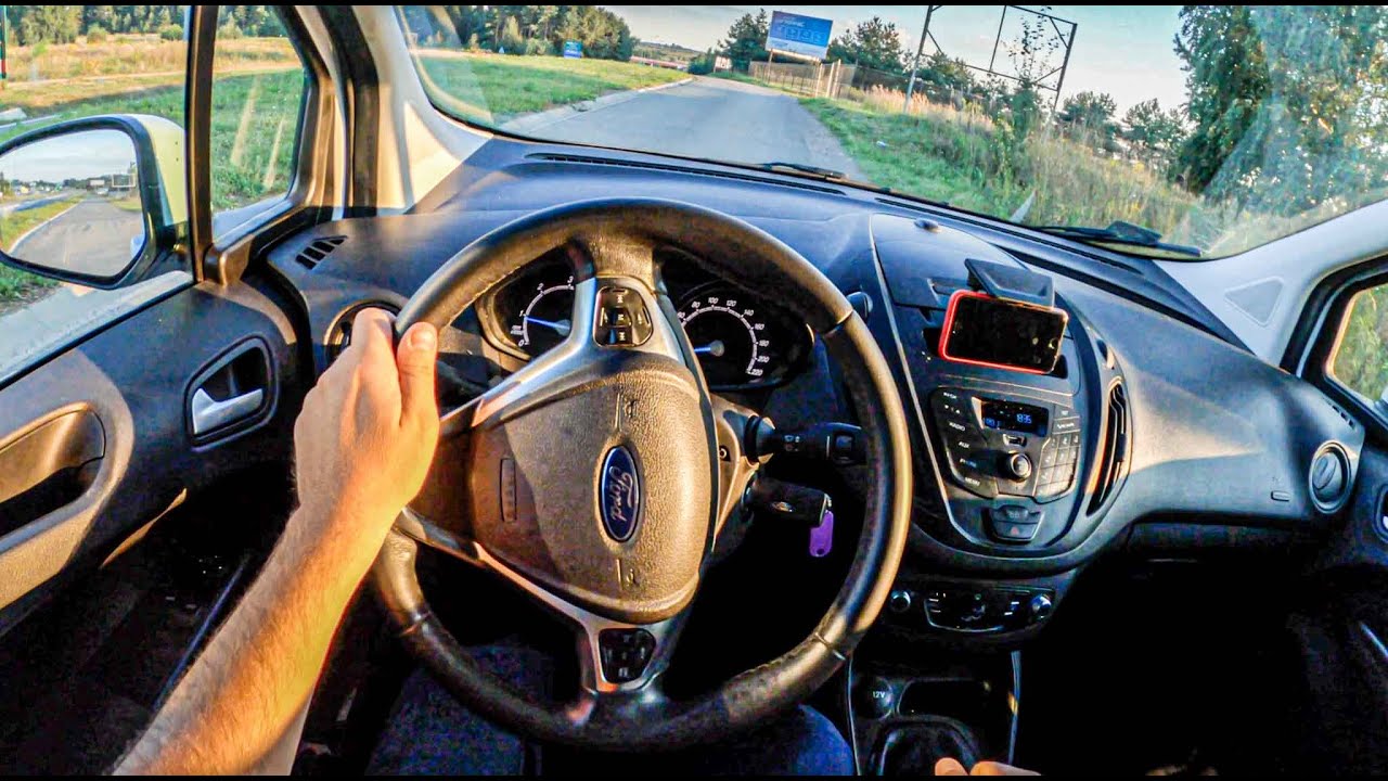 Ford Tourneo Courier (1.5 TDCI 75 HP) | POV Test Drive #602 Joe Black