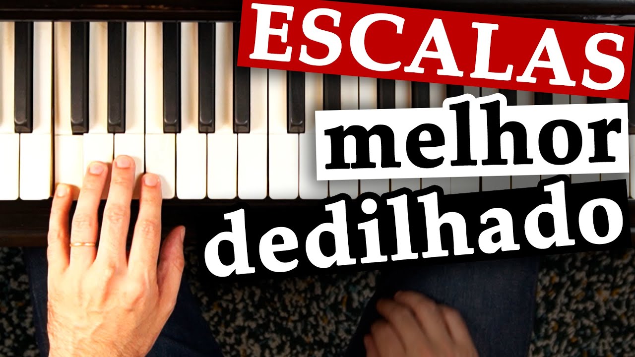 O melhor dedilhado para escalas no piano