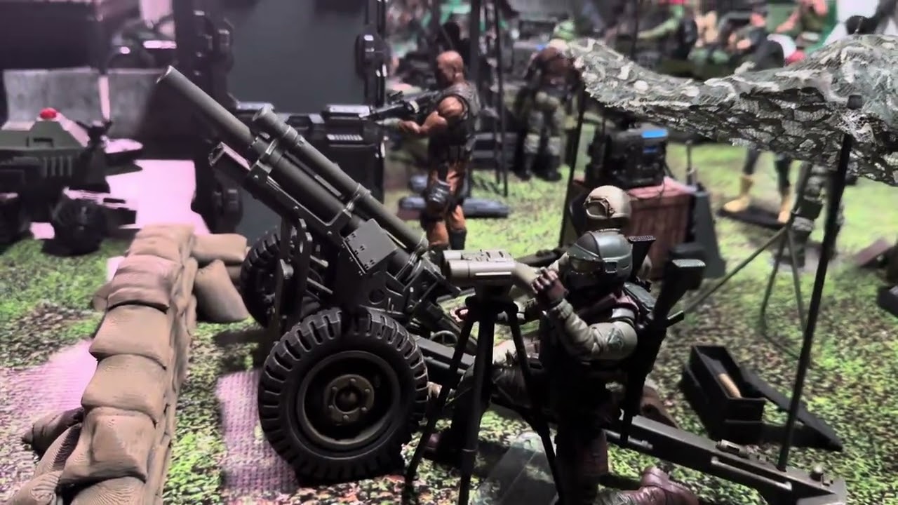GI Joe Tabletop display of 1/12 Classified figures!