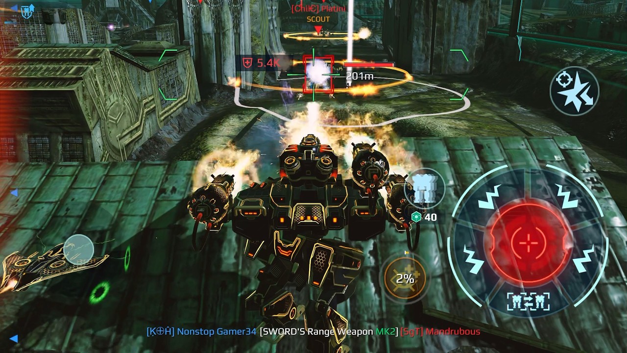 Extra tough games with the platforms separated | War Robots gameplay