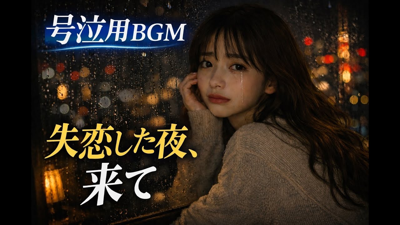 【深夜の号泣】会いたいのに会えない人へ｜失恋ソング集（作業/睡眠OK）“会いたいのに会えない” “既読が怖い” “終わったのに胸が痛い”#号泣 #失恋 #失恋ソング
