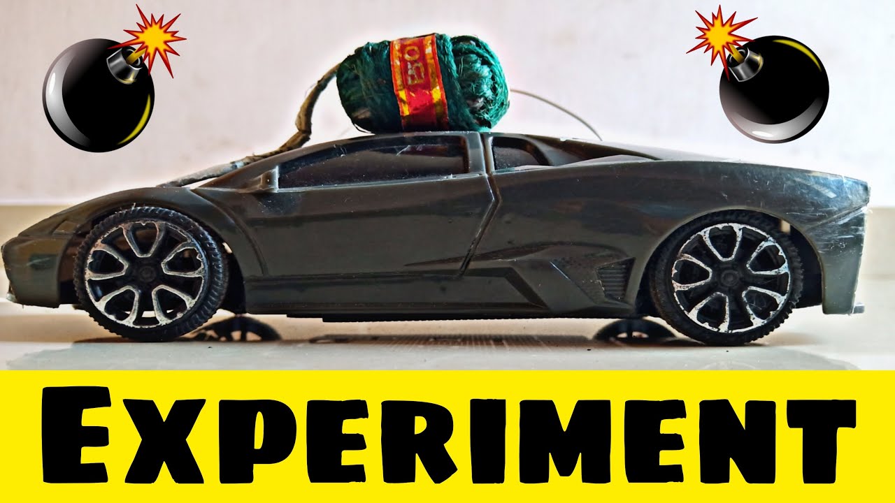 Dangerous Car Bomb Blast | Diwali Crackers Experiment | Atom Bomb | Tamil