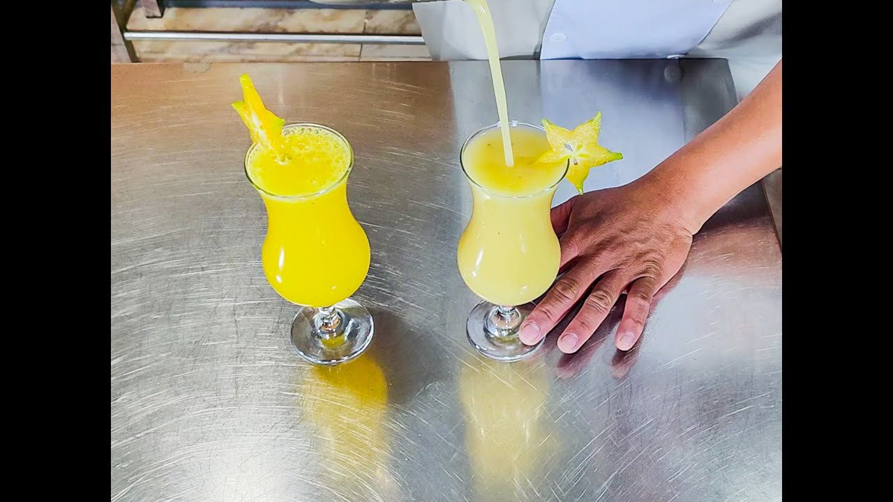 Cómo preparar REFRESCO DE CARAMBOLA🤤 Rico y Refrescante, Receta Para Negocio  💰💵💰