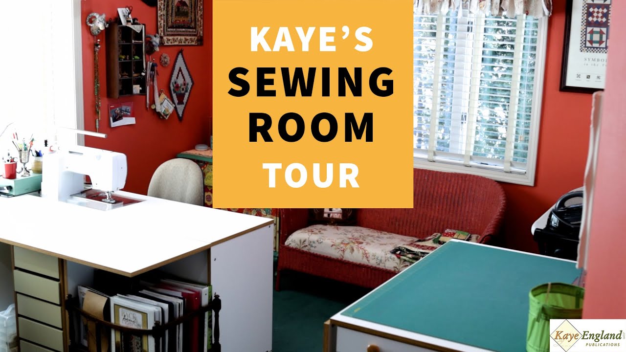 Kaye England's SEWING ROOM Tour 2021