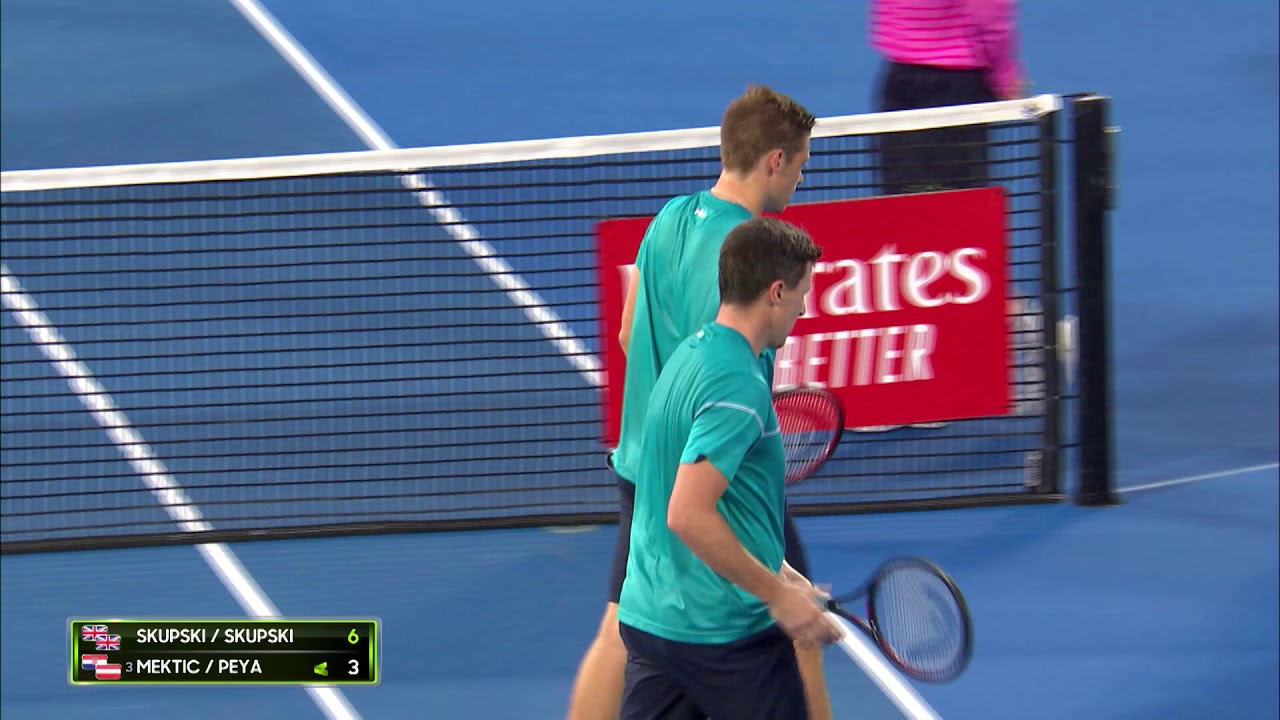 Skupski/Skupski v Mektić/Peya match highlights (1R)