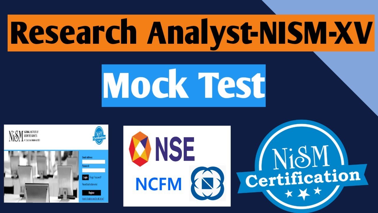 Research Analyst-NISM-XV English MockTest PART- 2nd  
