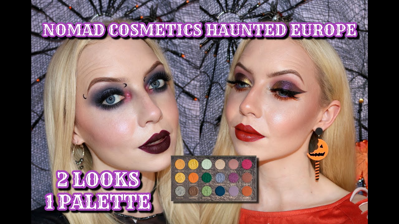 NOMAD COSMETICS HAUNTED EUROPE | 2 LOOKS 1 PALETTE