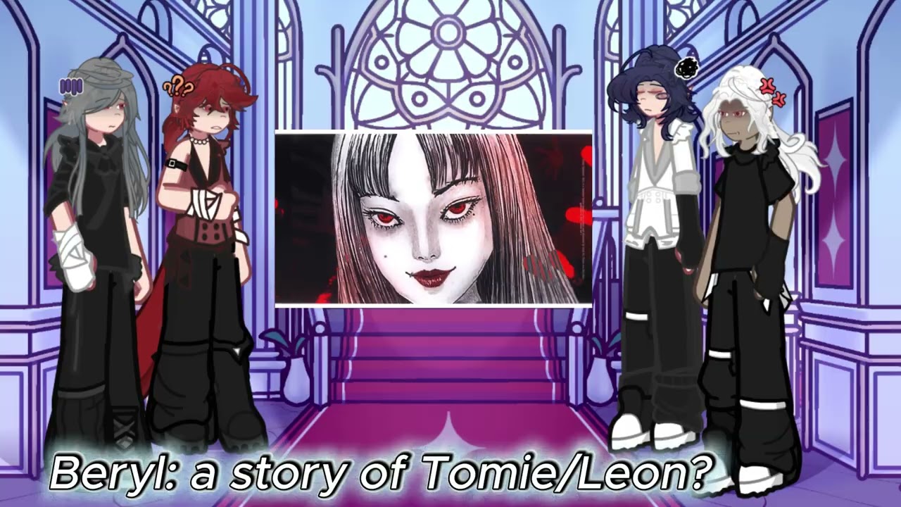 Dark fall react to Leon as Tomie (dark fall x Jinji ito)