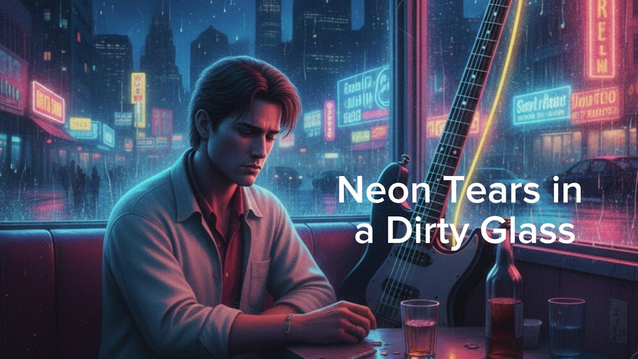 Neon Tears in a Dirty Glass (80s Power Ballad)