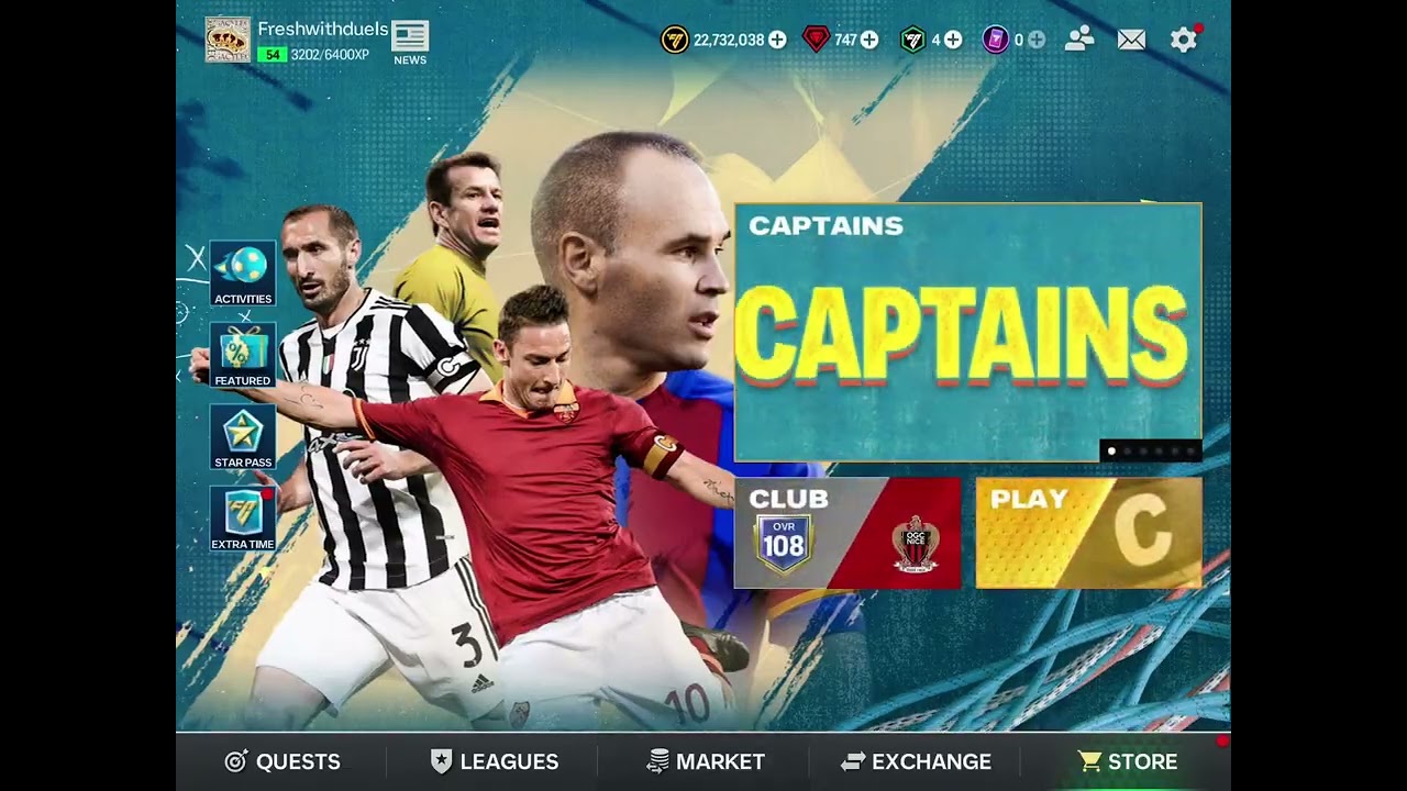 My team rank + got 109 Cafu