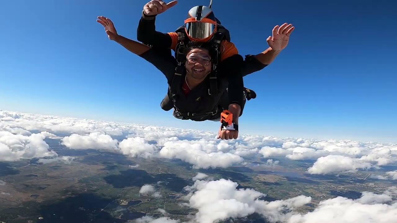 18,000 FOOT JUMP in GRADUATION GOWN!!!