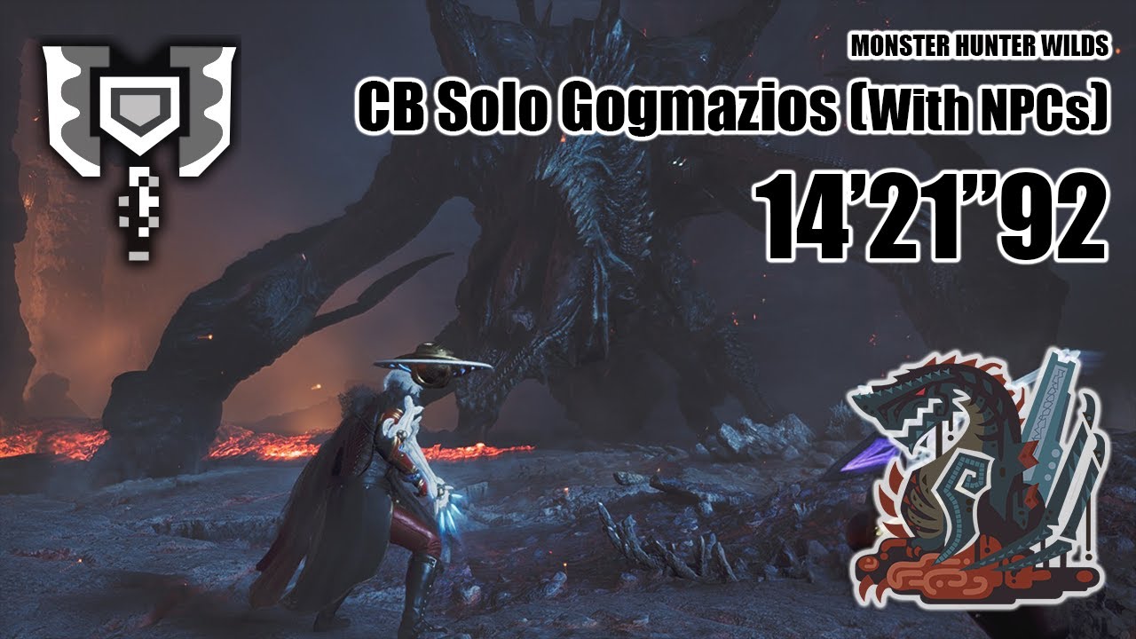 MHWilds CB Solo Gogmazios (With NPCs) 14'21