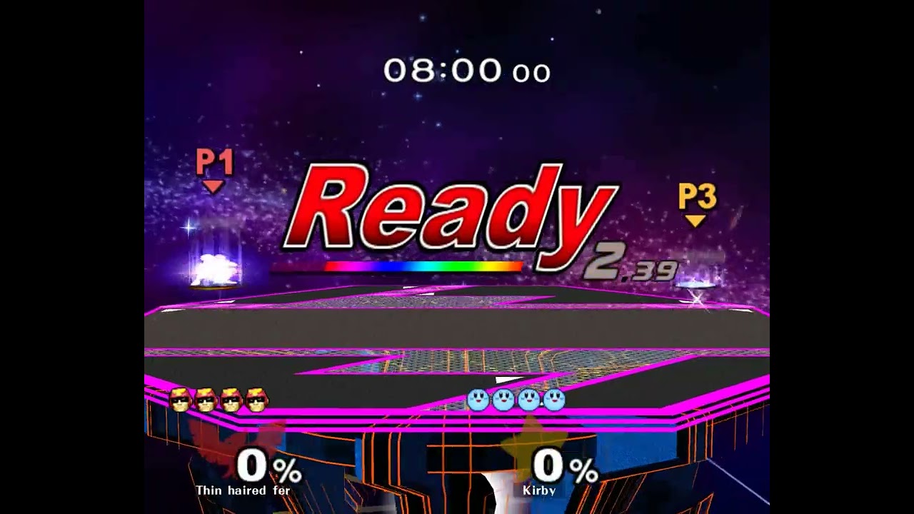 Lab Monster 88 Bracket LR1 – Kirby ⟮Kirby⟯ vs Thin haired fern ⟮Falcon⟯