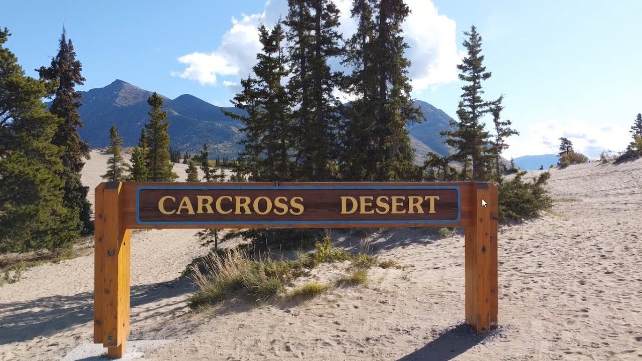 Droning Over the Carcross Desert