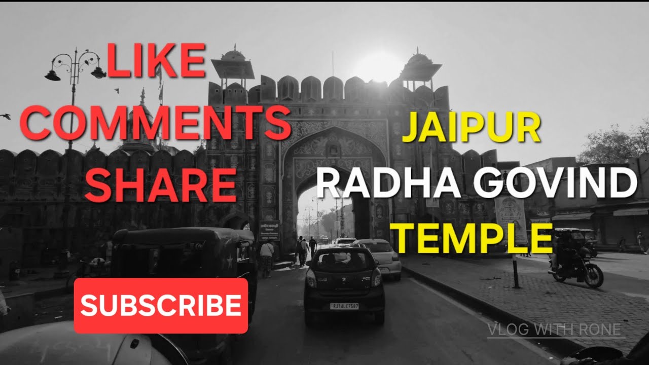 Jaipur Radha Govind ji temple 🛕, VLOG WITH RONE 