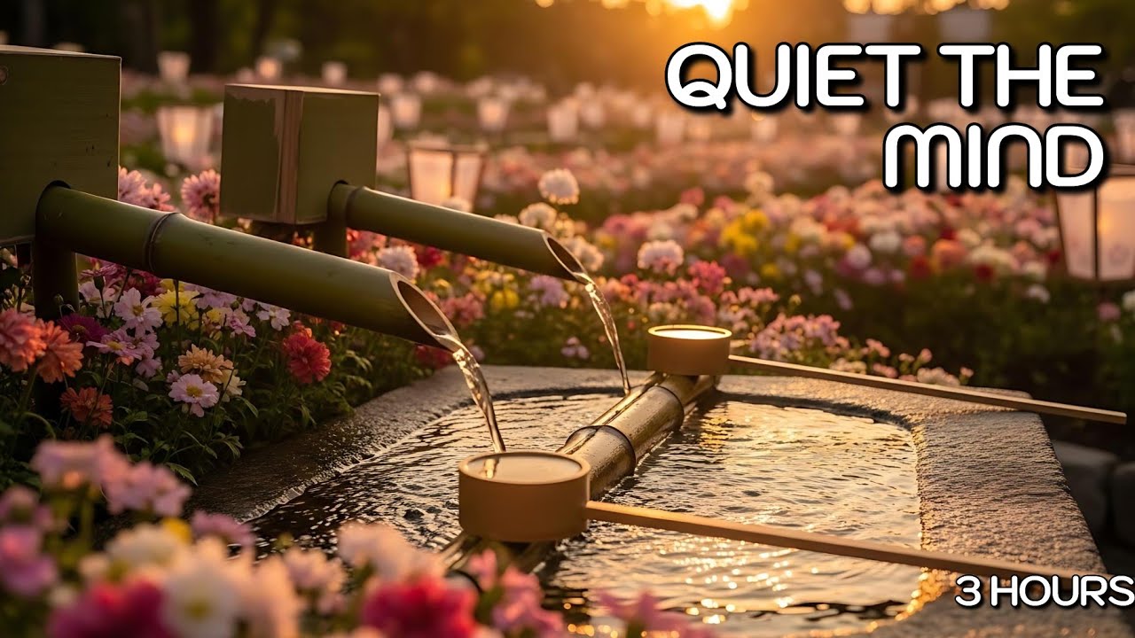 🌸 Quiet the Mind | Zen Piano Music for Stress & Overthinking (3 Hours)