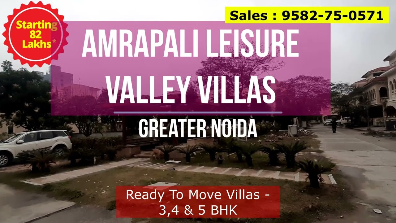 Ready to Move Villa | Amrapali Leisure Valley Villas Noida Extension | Sample