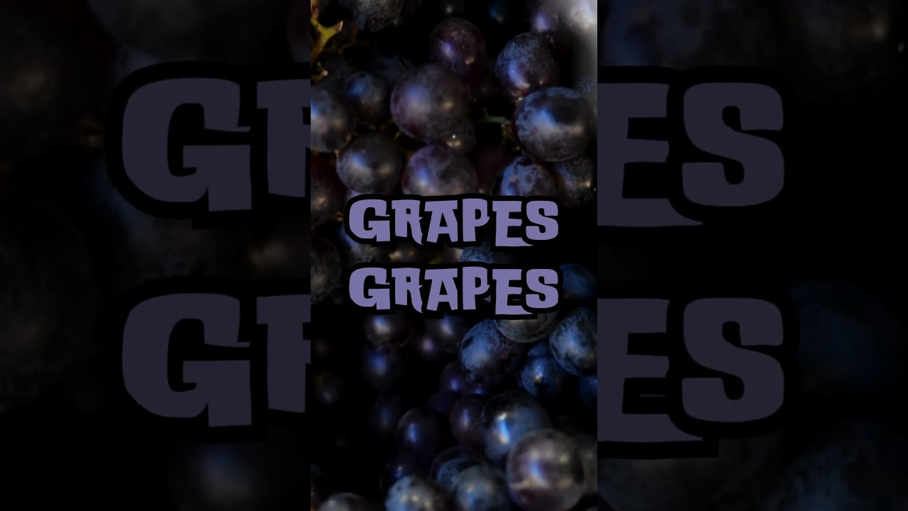 Grapes I Learn Fruits #fruitrhymes #fruitsforkids #fruitnamesforkids #learnfruits