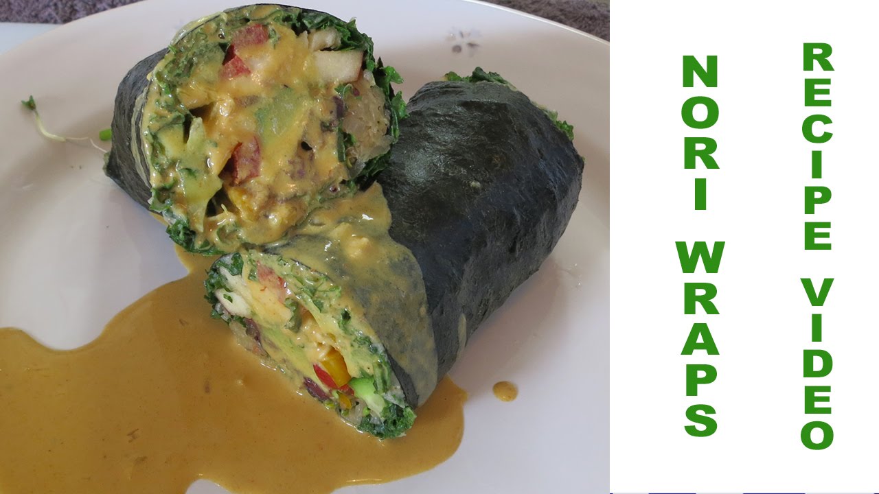 How To Make Nori Wraps "Sushi Burrito Salad Rolls" Vegan Recipe