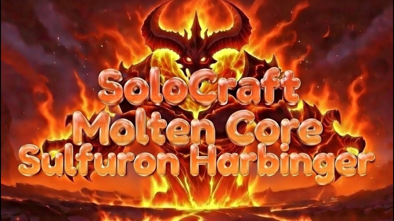 Solocraft - Molten Core - Sulfuron Harbinger