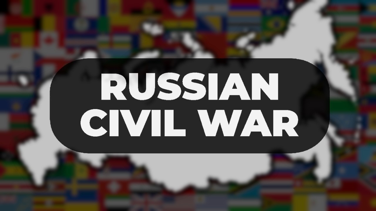 Russian Civil War Flag Animation
