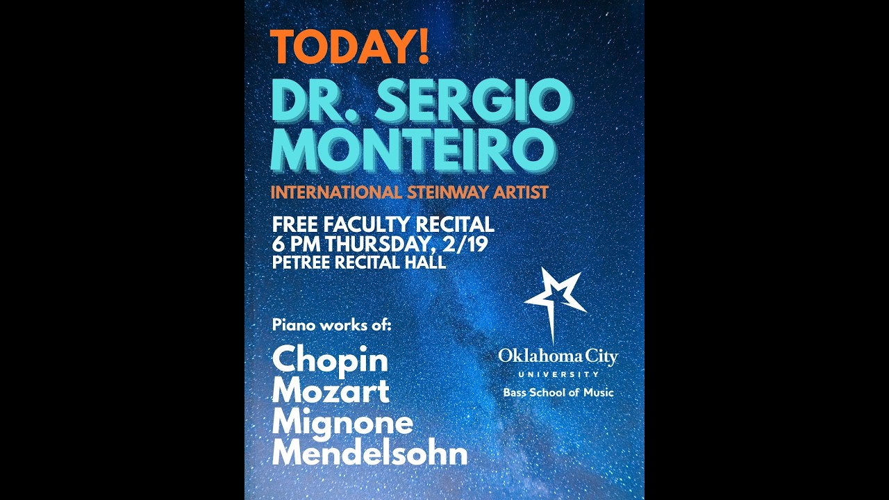 Monteiro Faculty Piano Recital