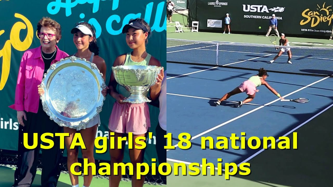 USTA girls' 18 national championships 2022 🔥 Eleana Yu vs Valerie Glozman 🎾 USTA tennis 2023 🔥🎾