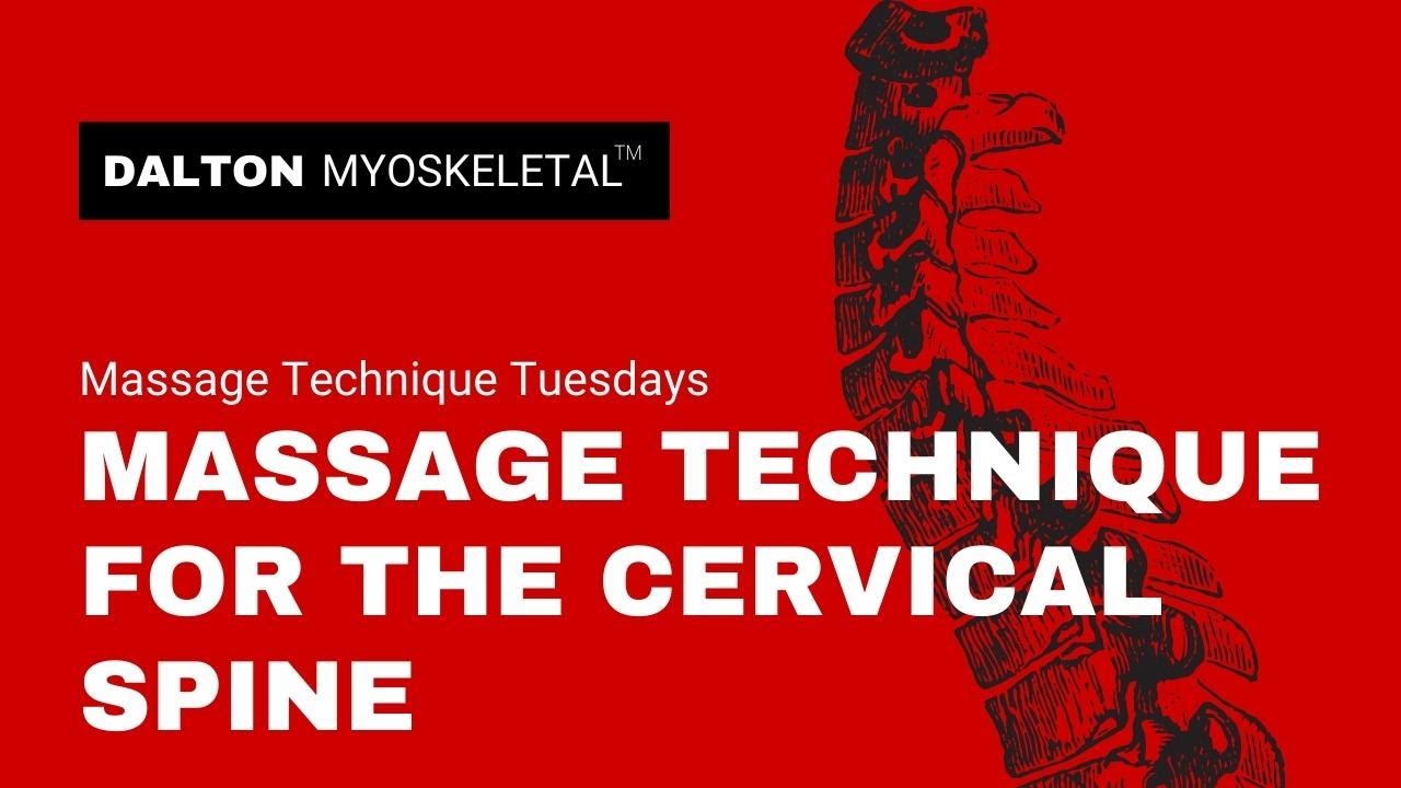 Massage Adjustment for Head and Neck, Cervical Spine Adjustment Technique