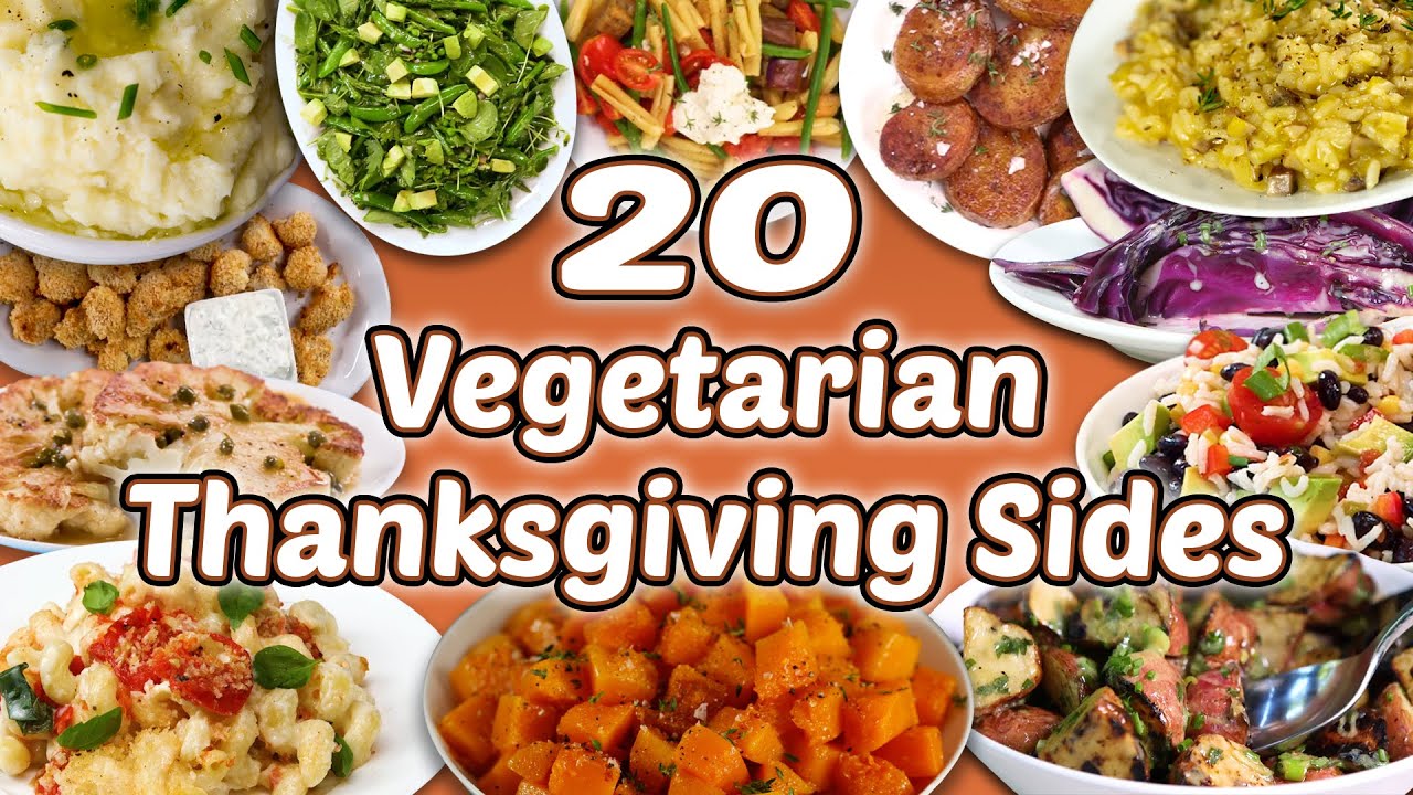 20 Vegetarian Thanksgiving Sides | Holiday Vegetable Side Dish Recipe Compilation | Well Done