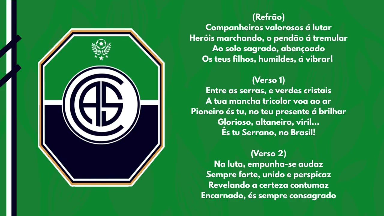 [Clube Fictício] Hino do Serrano de Pindobaçu