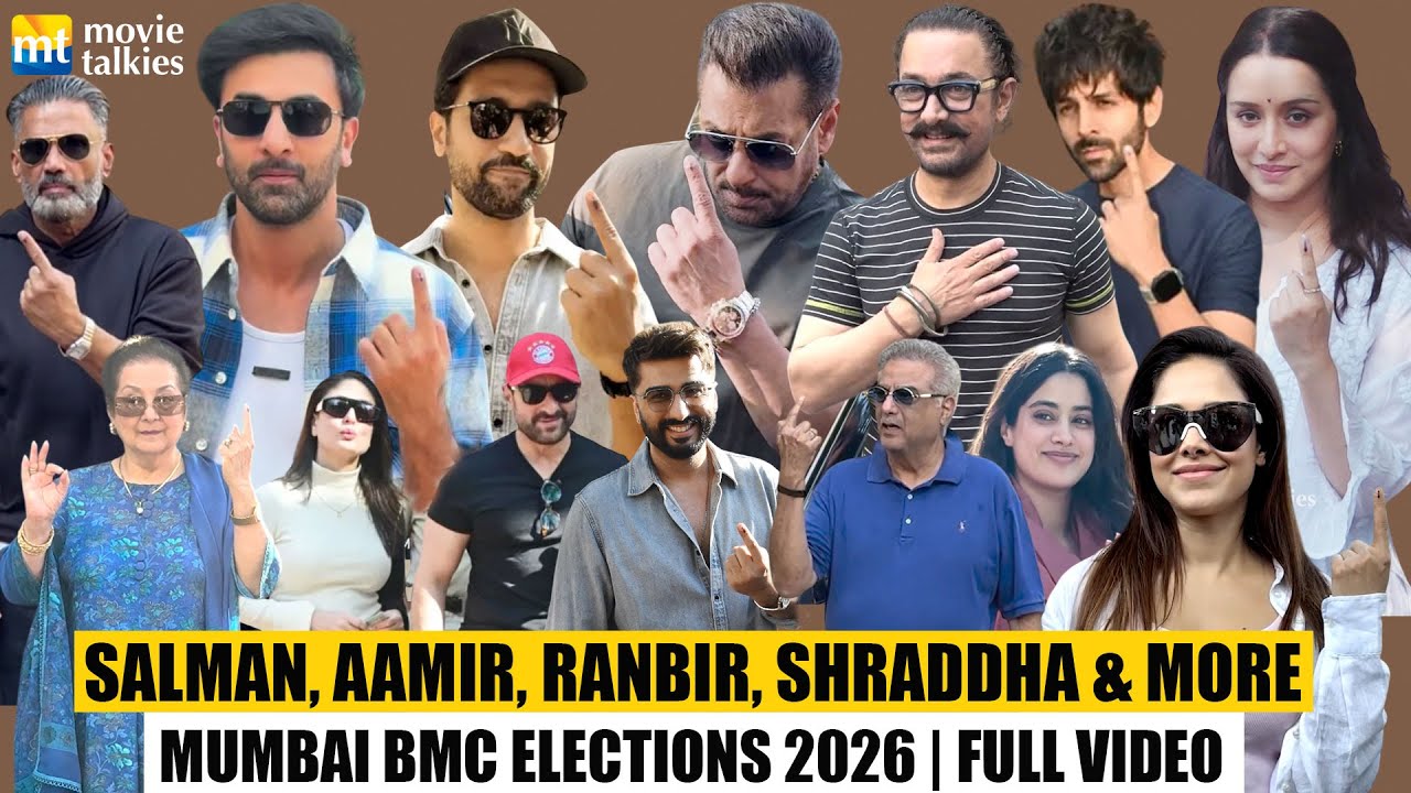 Bollywood at the POLLS! Salman, Aamir, Ranbir, Kartik, Vicky & More | BMC Elections | Full Video