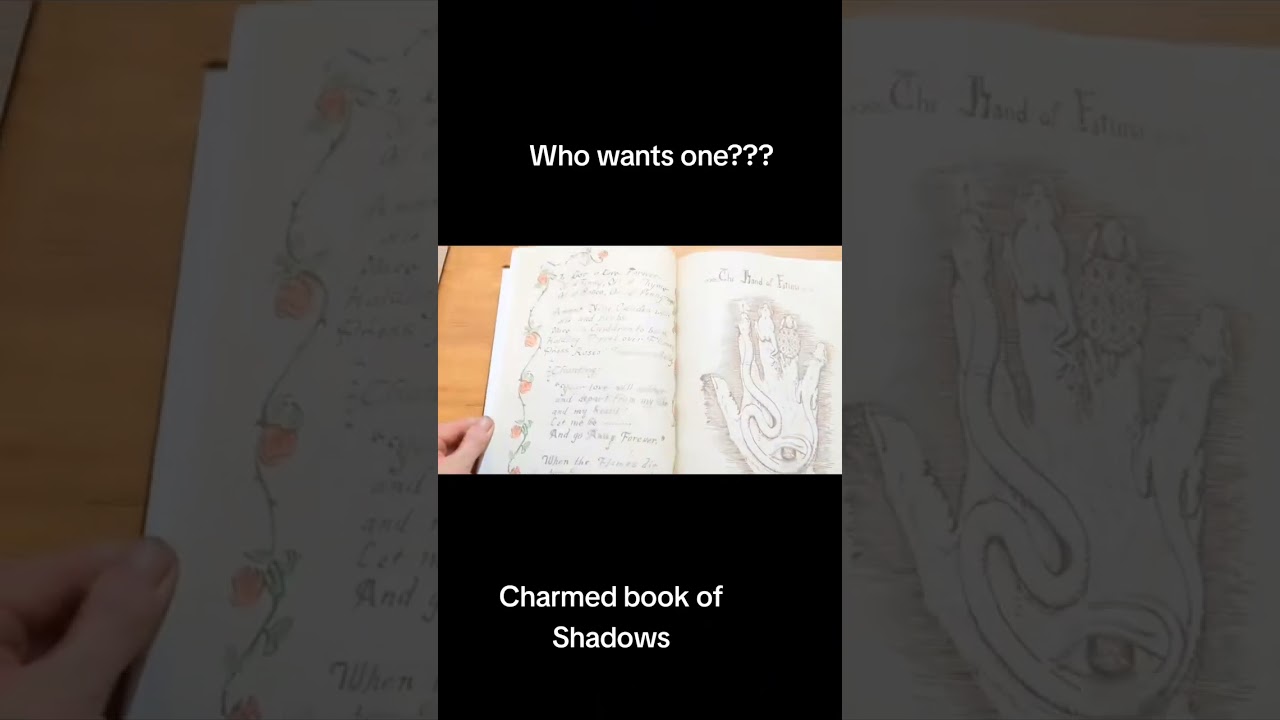 my book of Shadows ❤️🤩#charmed #bookofshadows