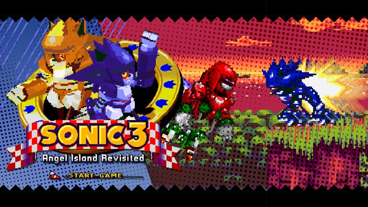Mecha Sonic MK.II in Sonic 3 A.I.R ✪ Extended Gameplay (1080p/60fps)