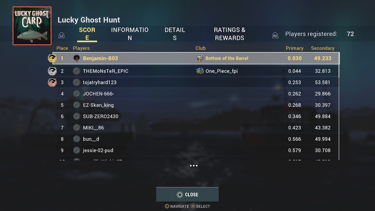 Lucky Ghost Hunt: Fishing Planet Comp