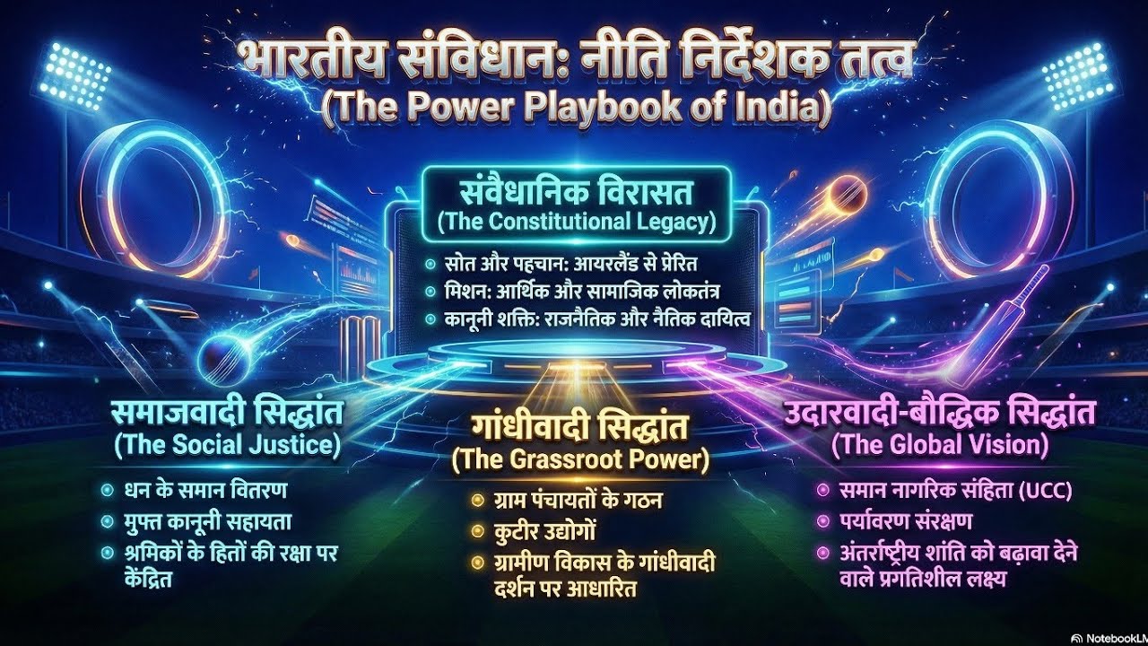 भारतीय संविधान के नीति निदेशक तत्व (DPSP) | समाजवादी, गांधीवादी और उदारवादी सिद्धांत | 