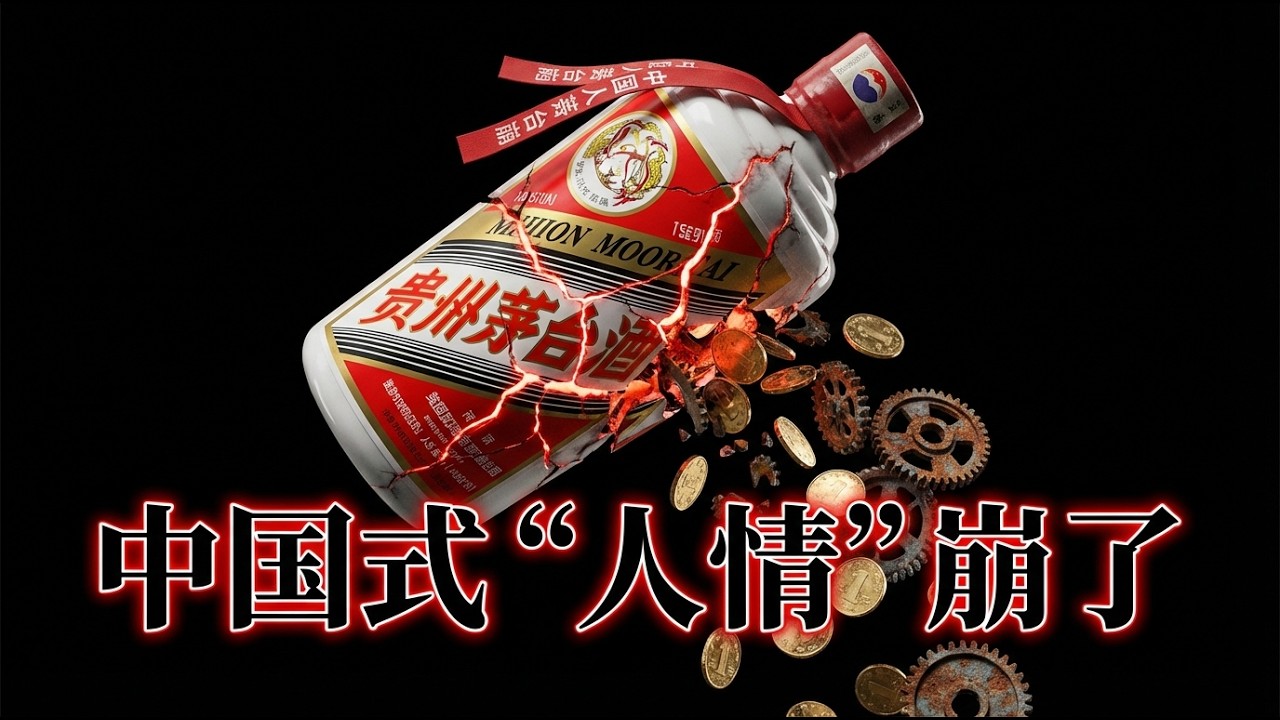 2026年茅台暴跌43%！黄牛拒收、百万烟酒店倒闭，中国“人情经济”彻底终结？揭秘白酒神话崩塌背后的真相 #茅台 #中国经济 #商业思维
