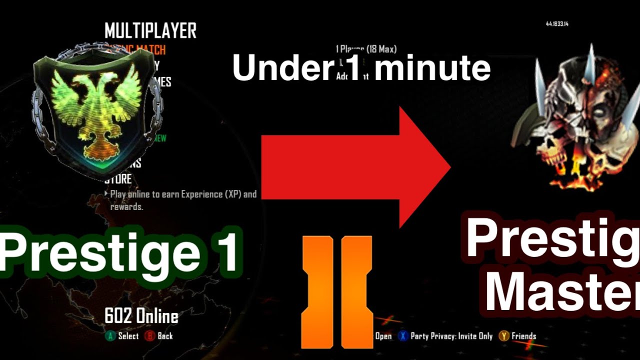HOW TO GET TO ANY LEVEL/PRESTIGE ON BLACK OPS 2 !!! 2021 (NEW METHOD)