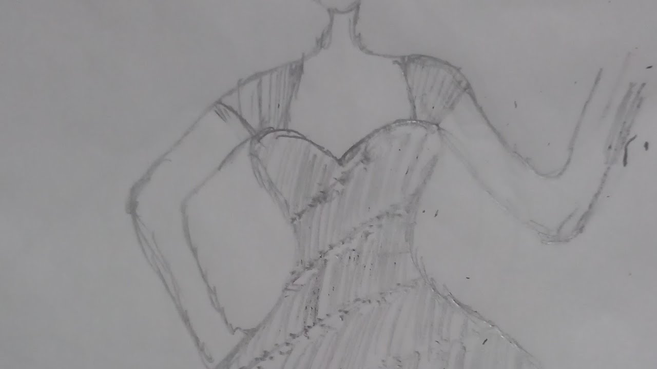 How to skitche a beaded fringe dress 