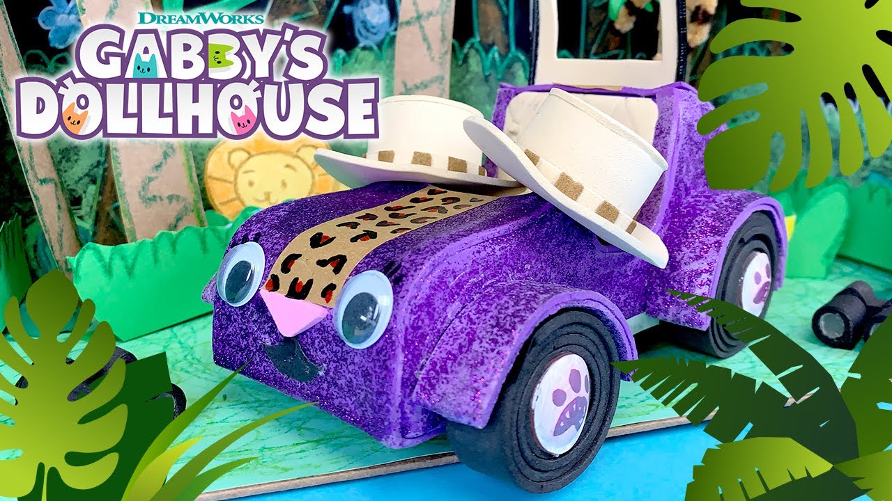 Crafting a Mini-Jungle Safari! | GABBY'S DOLLHOUSE