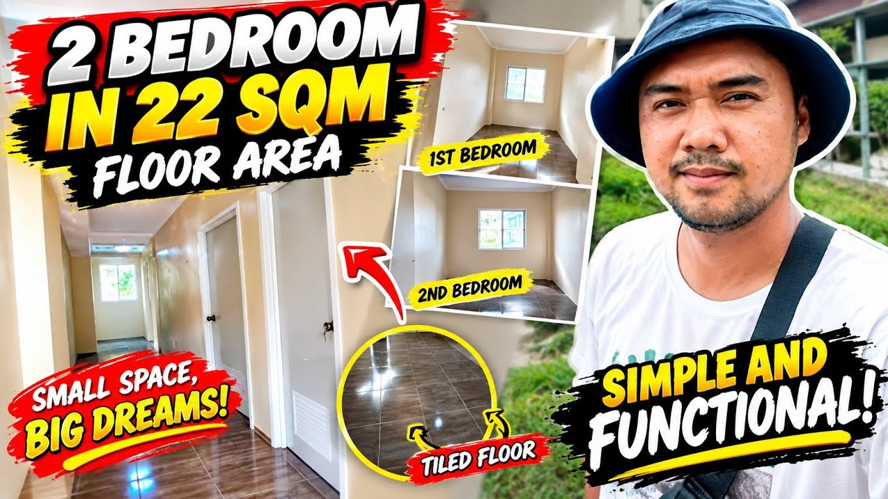 Lumina Rowhouse , 2 bedroom installation sa Loob ng 22sqm floor area 