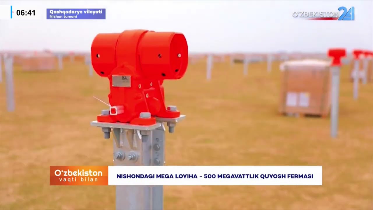 Nishondagi mega loyiha - 500 megavattlik quyosh fermasi I O’zbekiston vaqti bilan (19.02.2026)