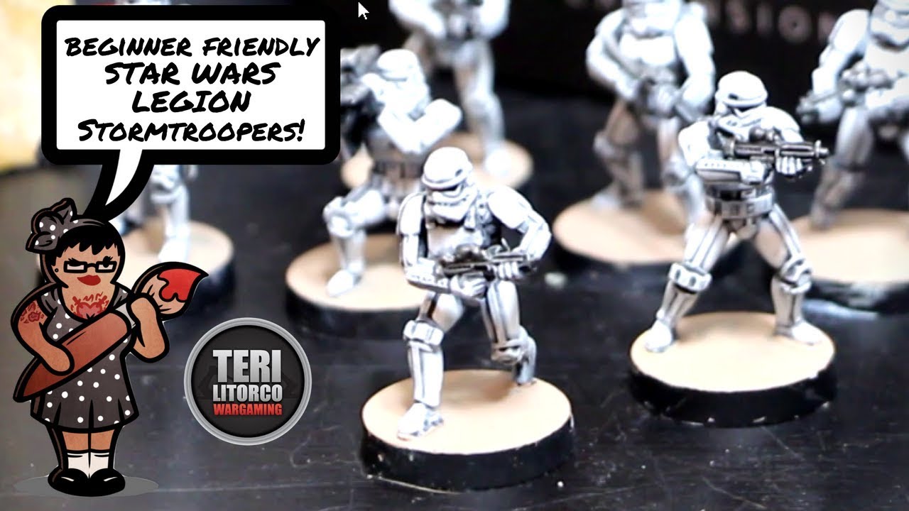 SUPER EASY Stormtroopers Painting Tutorial - Star Wars Legion