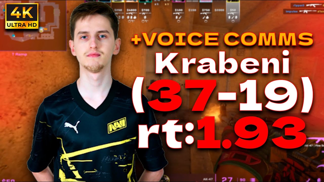 krabeni (37-19) rt:1.93 +VOICE COMMS (mirage) | FACEIT Ranked EU | #cs2 #pov