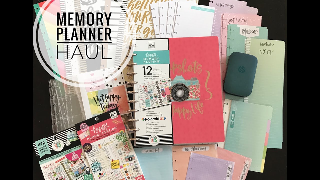 Create365 Memory Planner Haul from Michaels