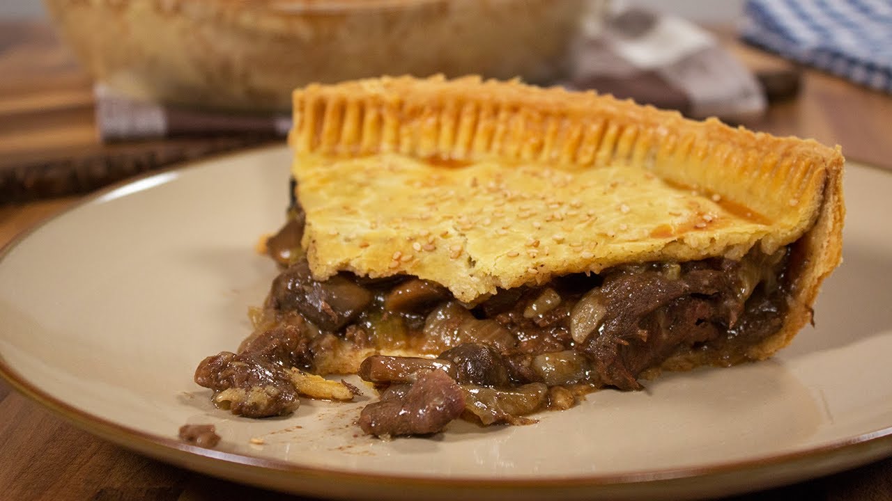 Steak Pie Recipe | How to make Steak Pie with Onion and Mushroom from scratch! (Updated)