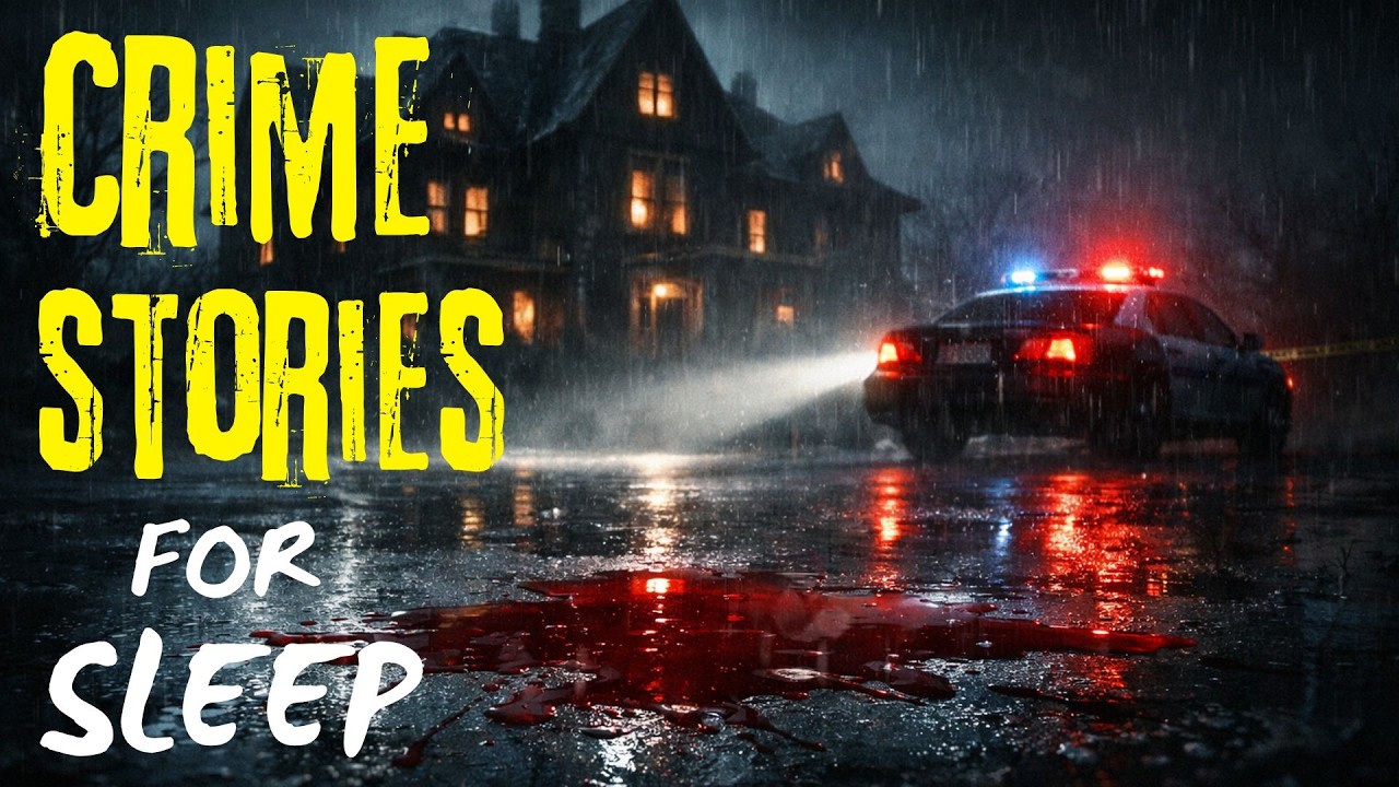 Disturbing True Crime Stories For Sleep With Rain Sound | Black Screen | Vol. 37