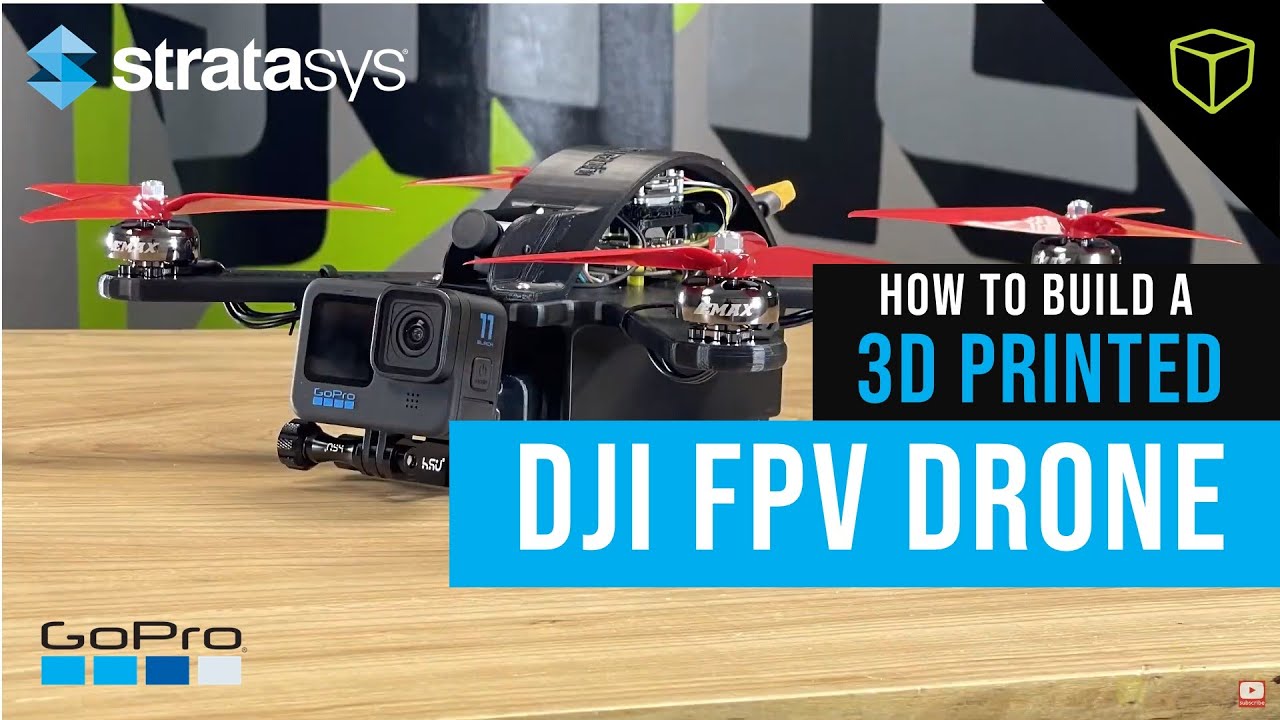 3D Printed DJI FPV Drone with GoPro Hero 11
