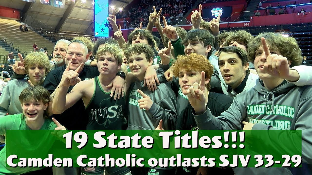 Camden Catholic and St John Vianney Go To Final Match to Decide NJ State Wrestling Title!